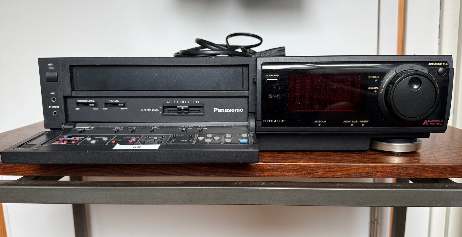 Panasonic Super VHS-videorecorder (S-VHS) NV-FS88EG, Verzenden, Gebruikt, Video