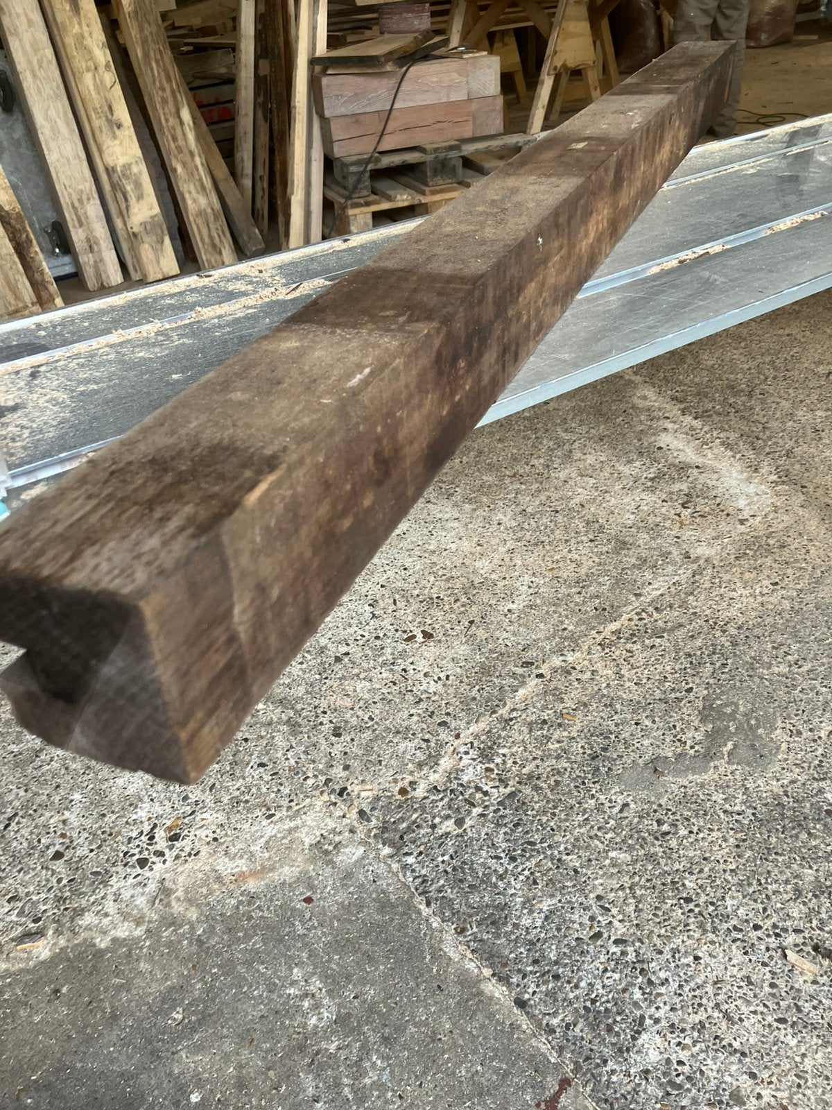 Hout palen  hardhout 140 lang €5.- per stuk, Tuin en Terras, Ophalen, Palen, Zo goed als nieuw, Hardhout