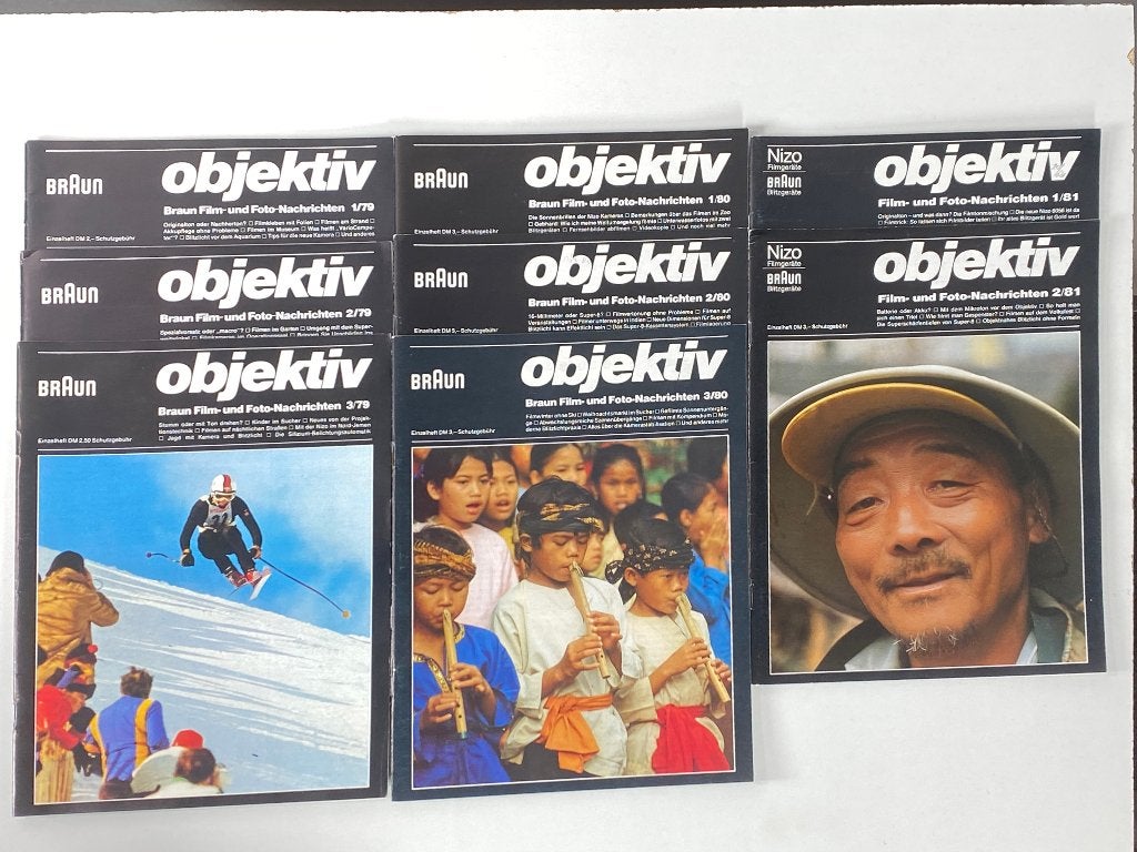 Braun magazines Objektiv, 8 stuks, Verzamelen, Ophalen, 1980 tot heden, Buitenland, Tijdschrift
