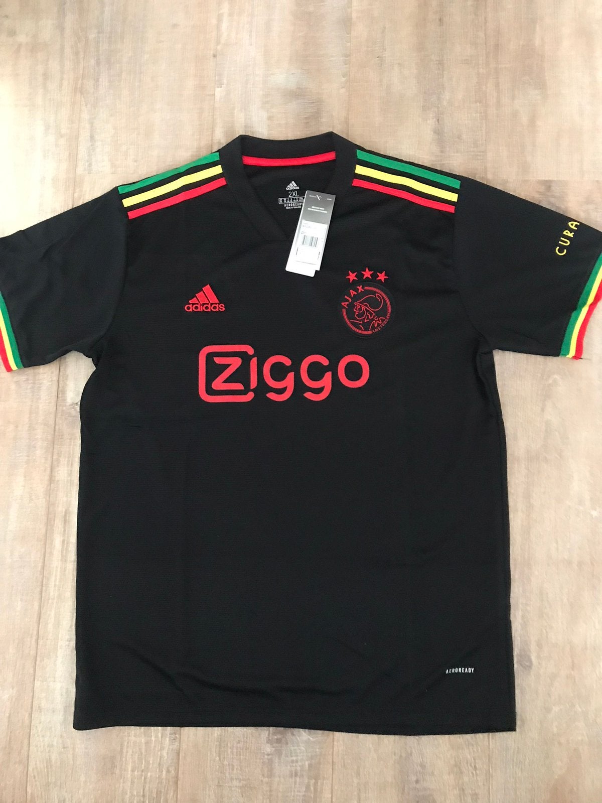 Ajax bob marley retro maat XXL, Sport en Fitness, Groter dan maat XL, Ophalen of Verzenden, Nieuw, Shirt