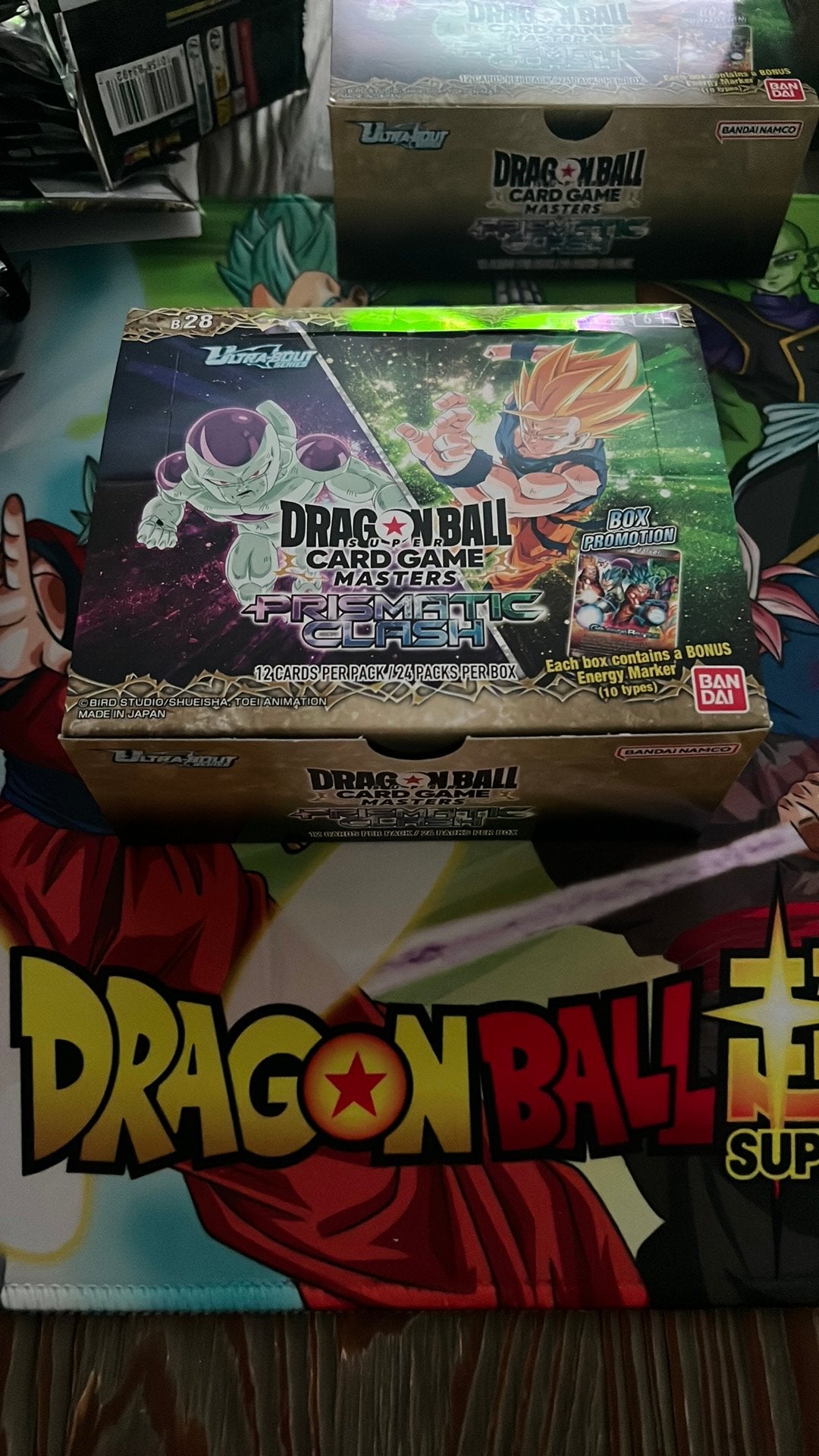 Dragonball super b28 prismatic clash bulk, Ophalen, Zo goed als nieuw, Meerdere kaarten