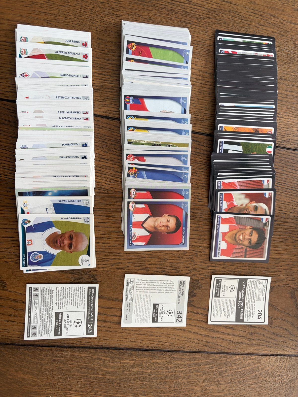 Panini Champions League Stickers 2006-2010 Collectie 271 st, Verzamelen, Sportartikelen en Voetbal, Ophalen of Verzenden, Gebruikt