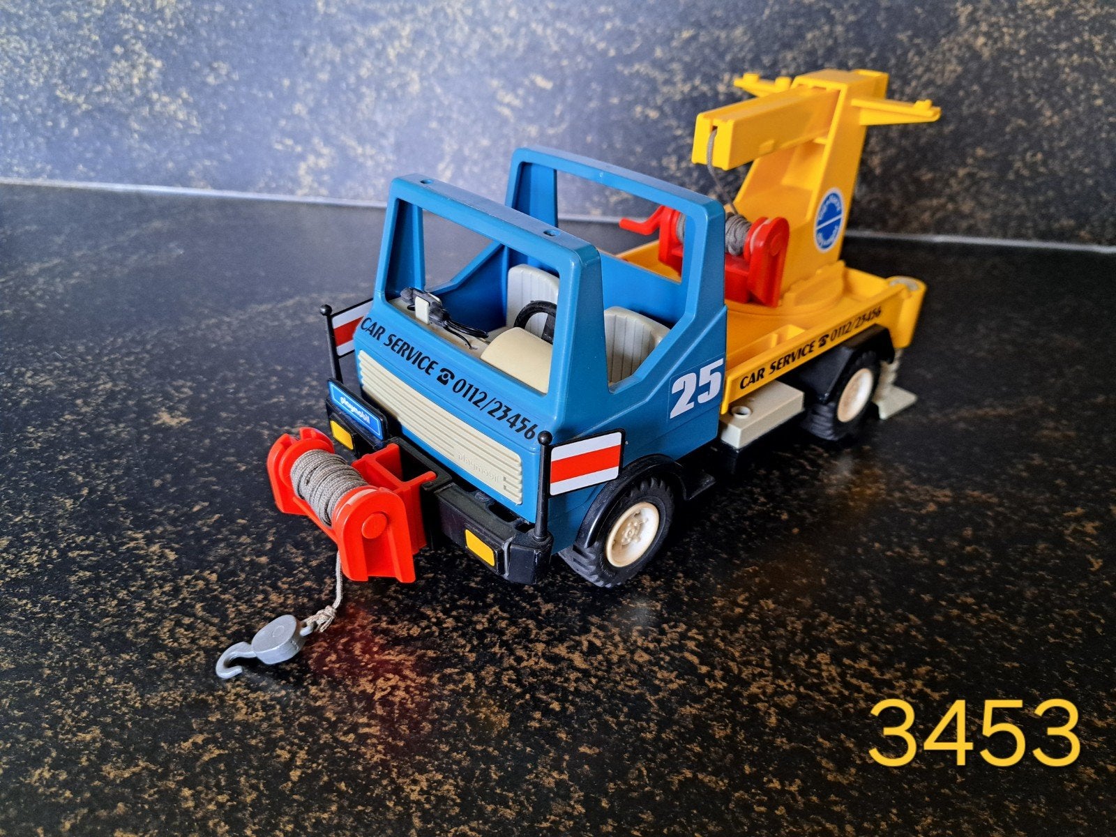 Vintage Playmobil set 3453 Sleepwagen, Ophalen, Gebruikt, Complete set, Voertuig