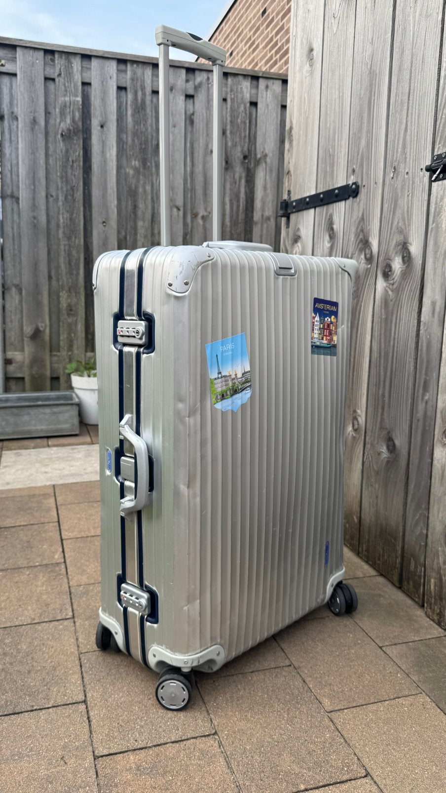 Rimowa Cabin L - Aluminium 100% origineel!, Wieltjes, Ophalen of Verzenden, Zo goed als nieuw, 70 cm of meer