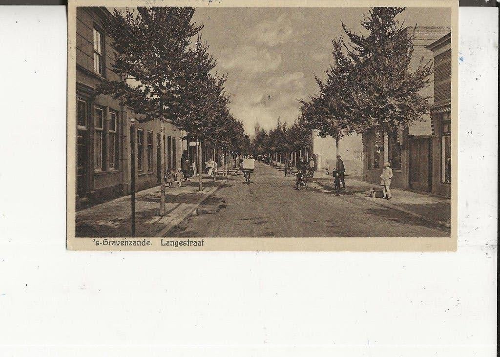 s Gravenzande Langestraat 8-8-1940 L Vellekoop, Ophalen of Verzenden, 1920 tot 1940, Gelopen, Zuid-Holland