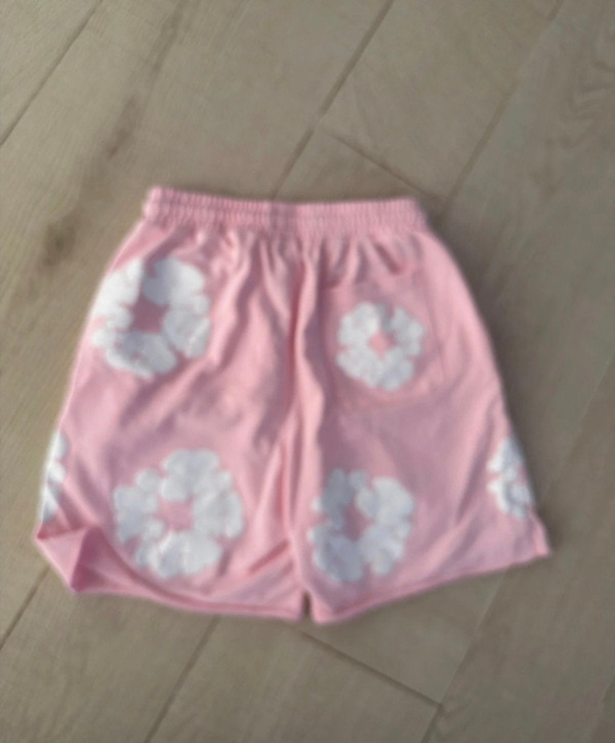 Denim Tears Pink Shorts – Size L, Kleding | Dames, Broeken en Pantalons, Ophalen of Verzenden, Zo goed als nieuw, Blauw, Kort
