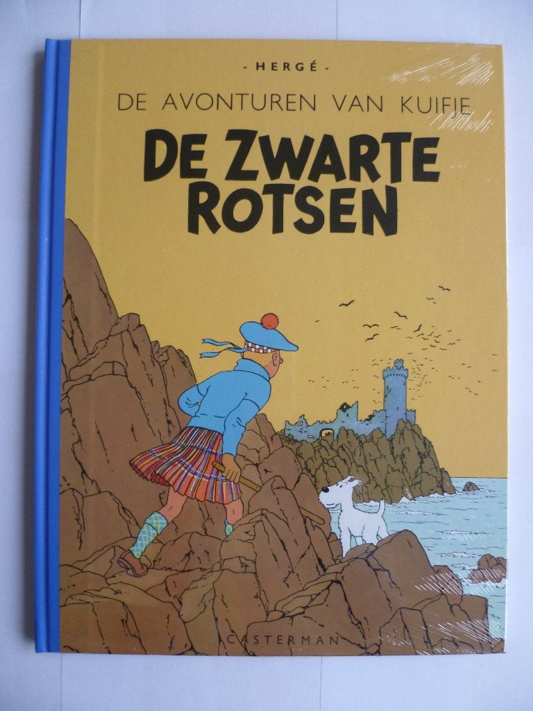 KUIFJE FACSIMILE UITGAVE HERDRUK"DE ZWARTE ROTSEN"UIT 2008, Boeken, Eén stripboek, Nieuw, Ophalen of Verzenden, Hergé