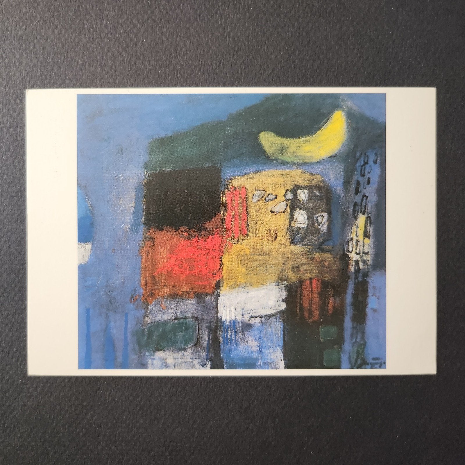 Kunstkaart Jaap Nannings - Hos Abri (1955), Verzamelen, Verzenden, 1980 tot heden, Ongelopen, Cultuur en Media