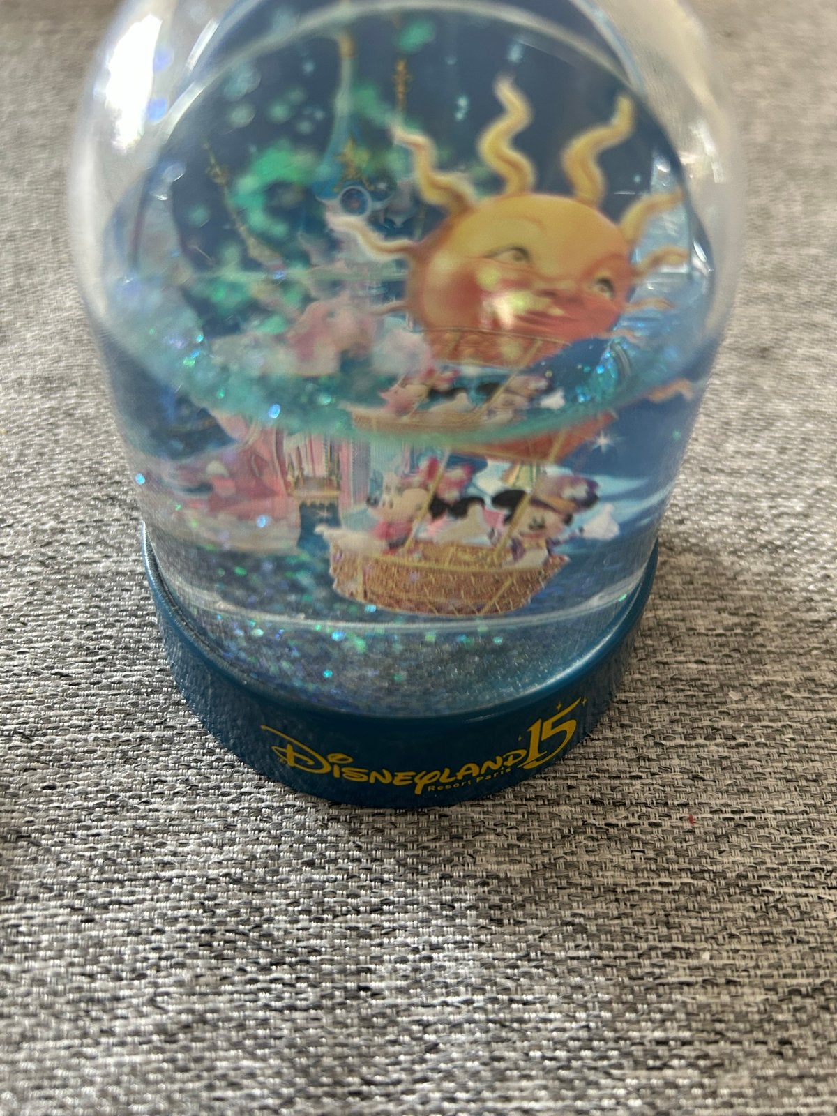 Disney Mickey Mouse beeldjes en sneeuwbol, Ophalen of Verzenden, Gebruikt, Beeldje of Figuurtje