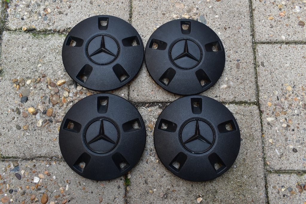 Set van 4 originele naaf wieldoppen Mercedes-Benz Citan.txt, Ophalen of Verzenden, Gebruikt