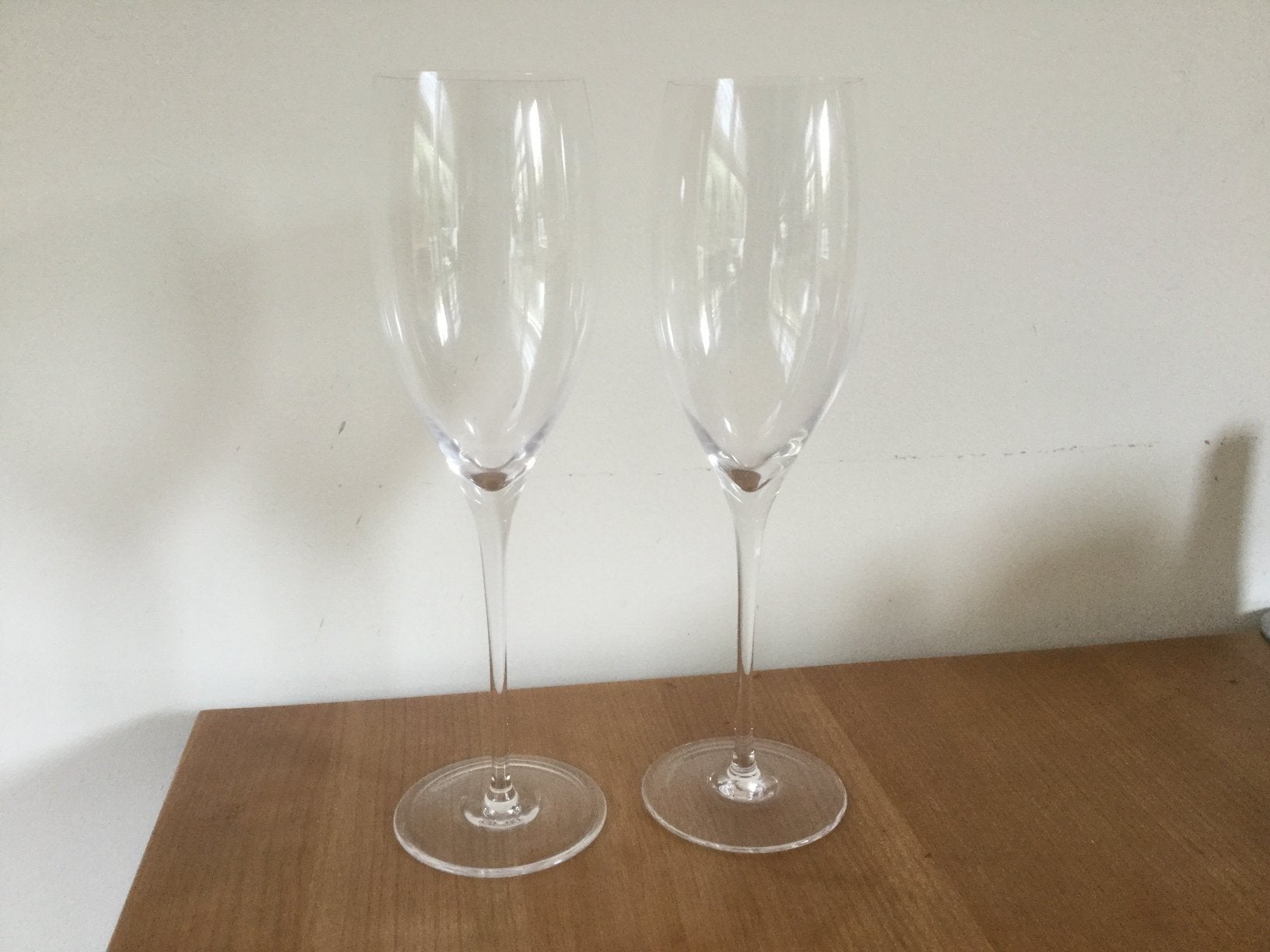 2 zeer hoge champagneglazen - Villeroy & Boch - Champagne