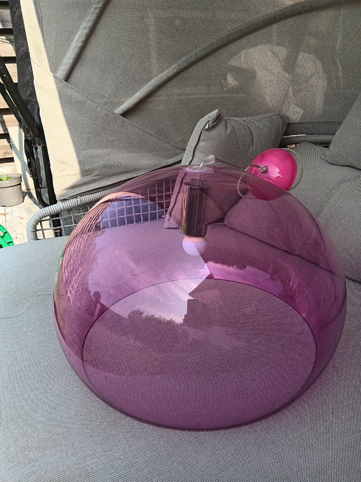 Kartell FL/Y hanglamp Ferruccio Laviani - roze, Ophalen, Gebruikt, E27 (groot), Modern design