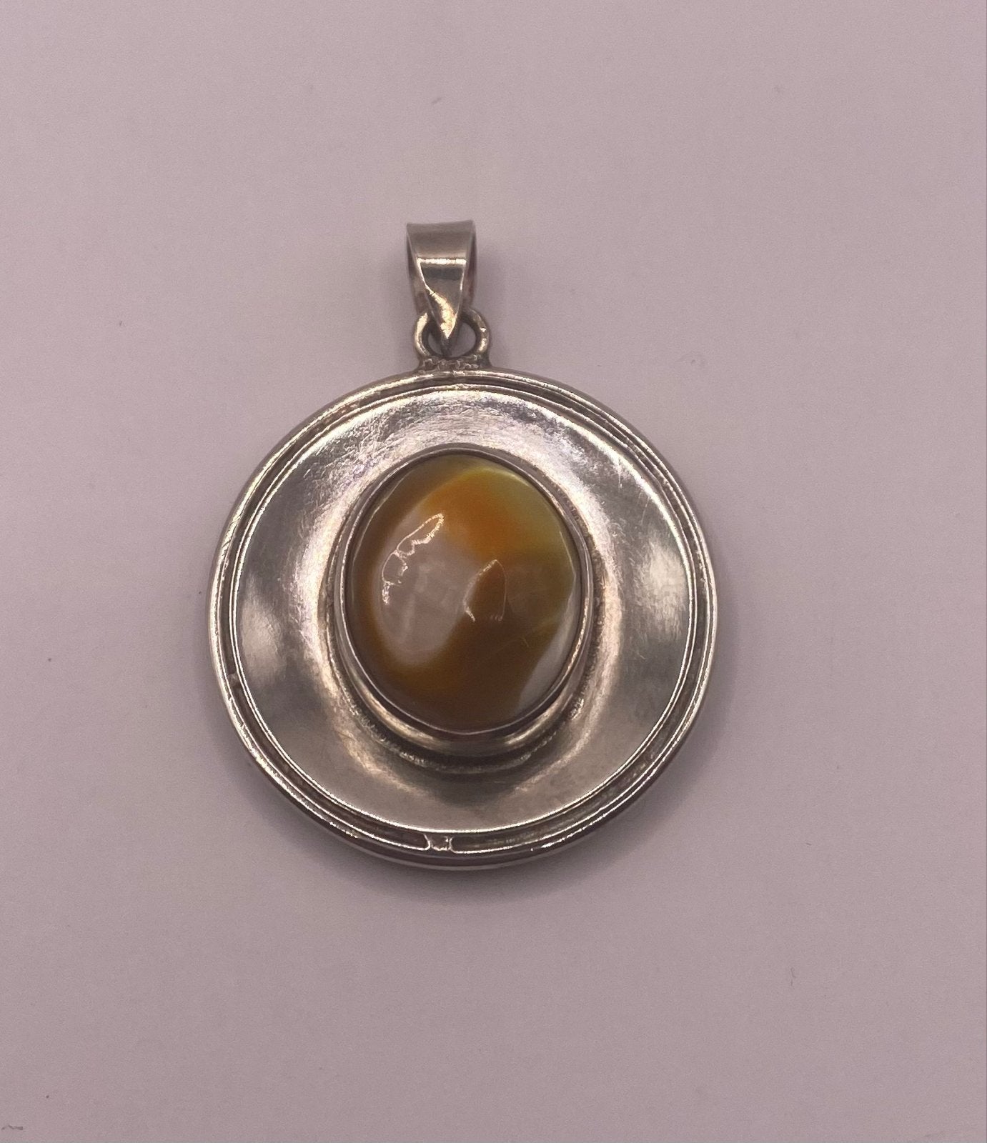 Parelmoer Matiba Hanger met Gouden Ster en Cirkel, Sieraden, Tassen en Uiterlijk, Kettinghangers, Overige voorstellingen, Nieuw