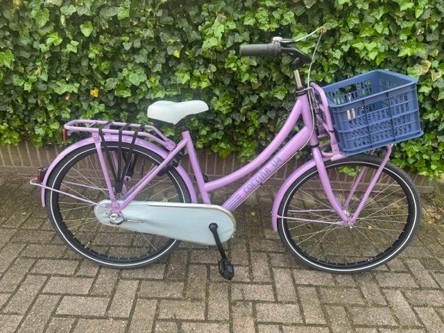 Cortina U4 transport 26 inch meisjesfiets, Fietsen en Brommers, Fietsen | Meisjes, Terugtraprem, Gebruikt, Versnellingen, Cortina U4 transportfiets 26 inch meisjesfiets