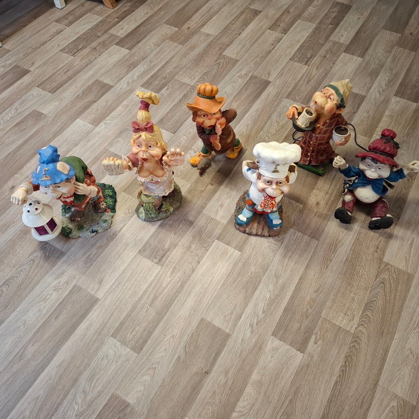 Laven beeldjes set - 6 stuks, Verzamelen, Ophalen of Verzenden, Gebruikt