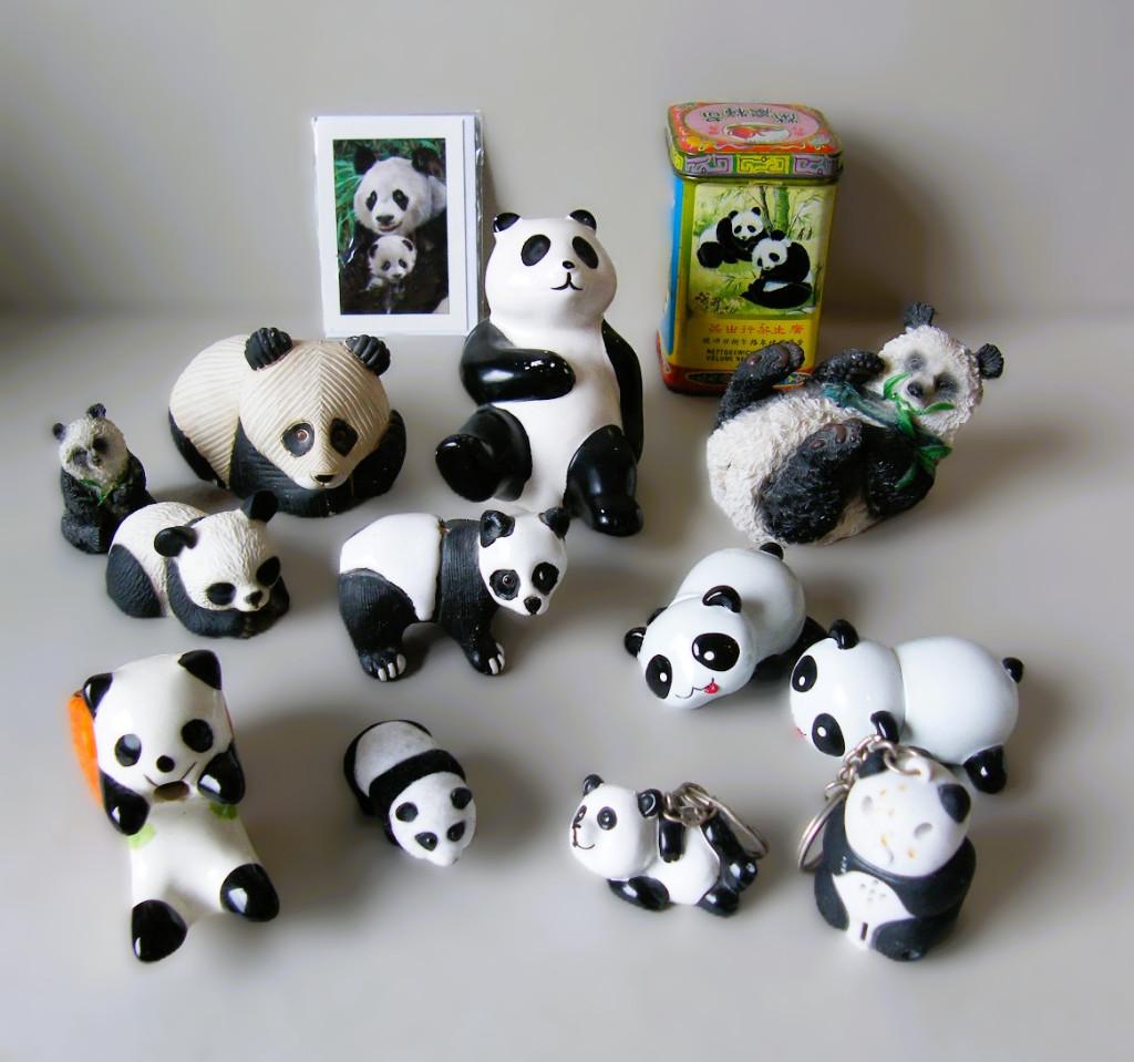 Verzameling kleine panda's, Ophalen of Verzenden