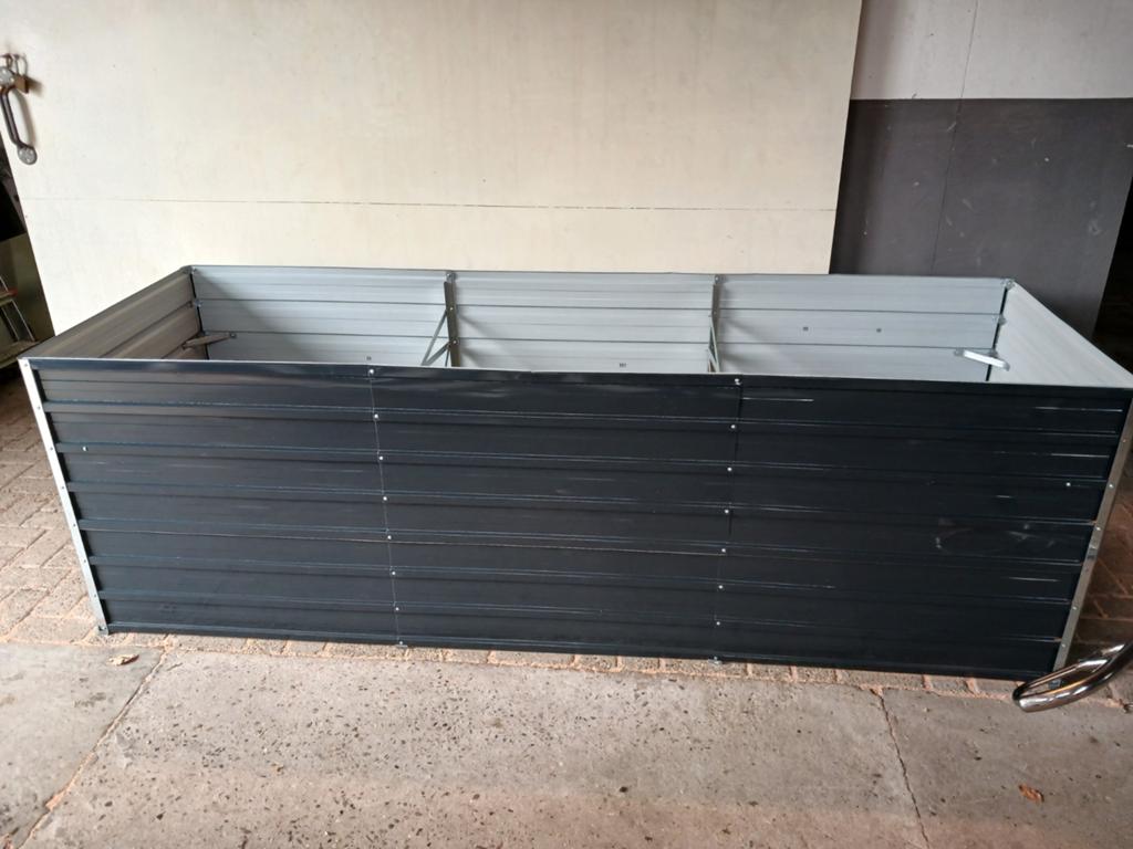 Metalen plantenbak, Tuin en Terras, Ophalen, Nieuw, Rond, Metaal