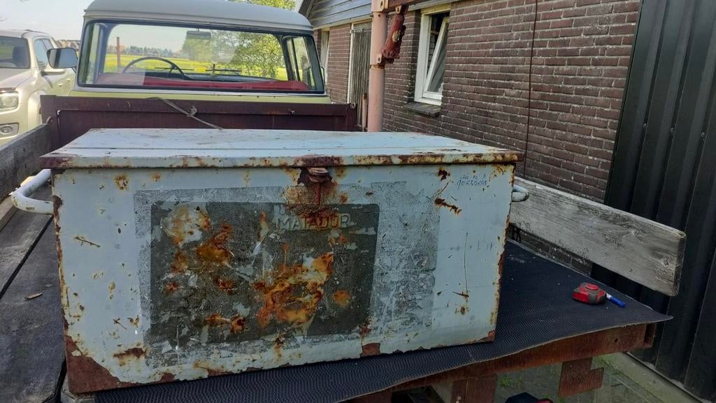 Matador gereedschap kist kruiwagen kist, Tuin en Terras, Ophalen, Hout, Overige typen
