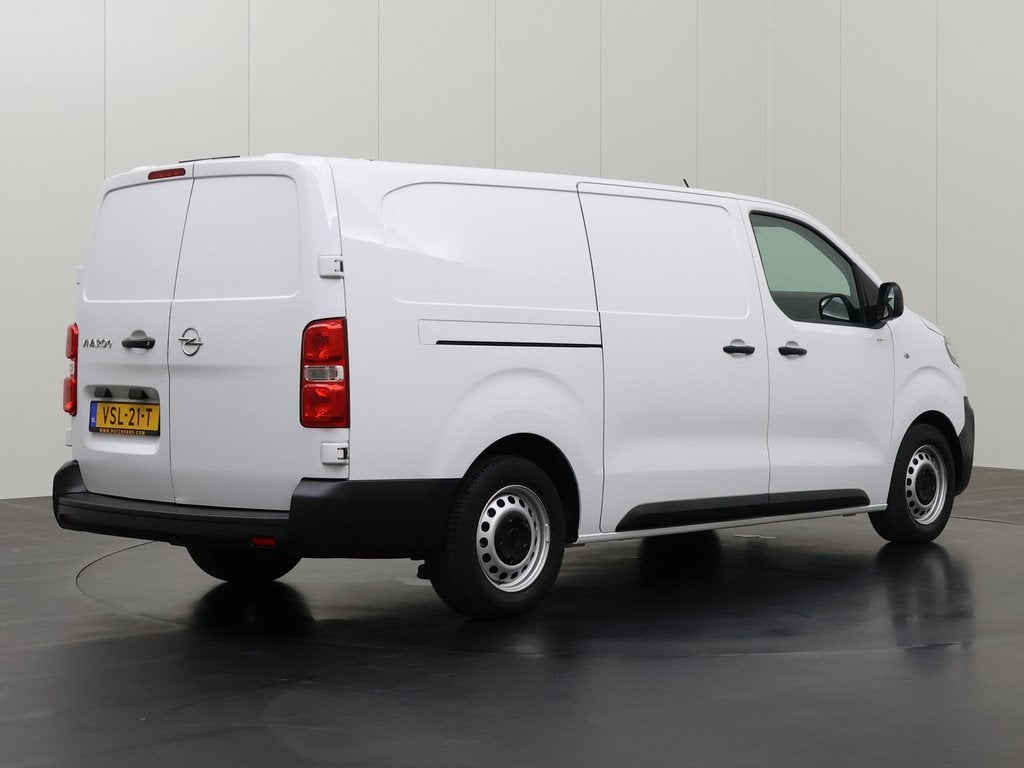 Opel Vivaro XXL Edition 75 kWh | Navigatie | 3-Zits | Airco, Auto's, Gebruikt, Zwart, Multifunctioneel stuurwiel, Wit