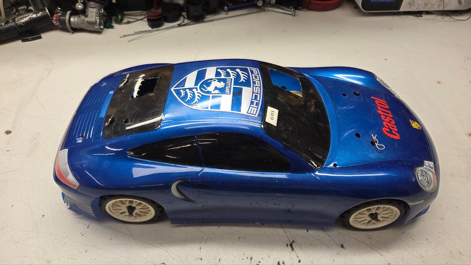 Te koop mooie kyocho, Gebruikt, Ophalen of Verzenden, Schaal 1:10, Auto onroad