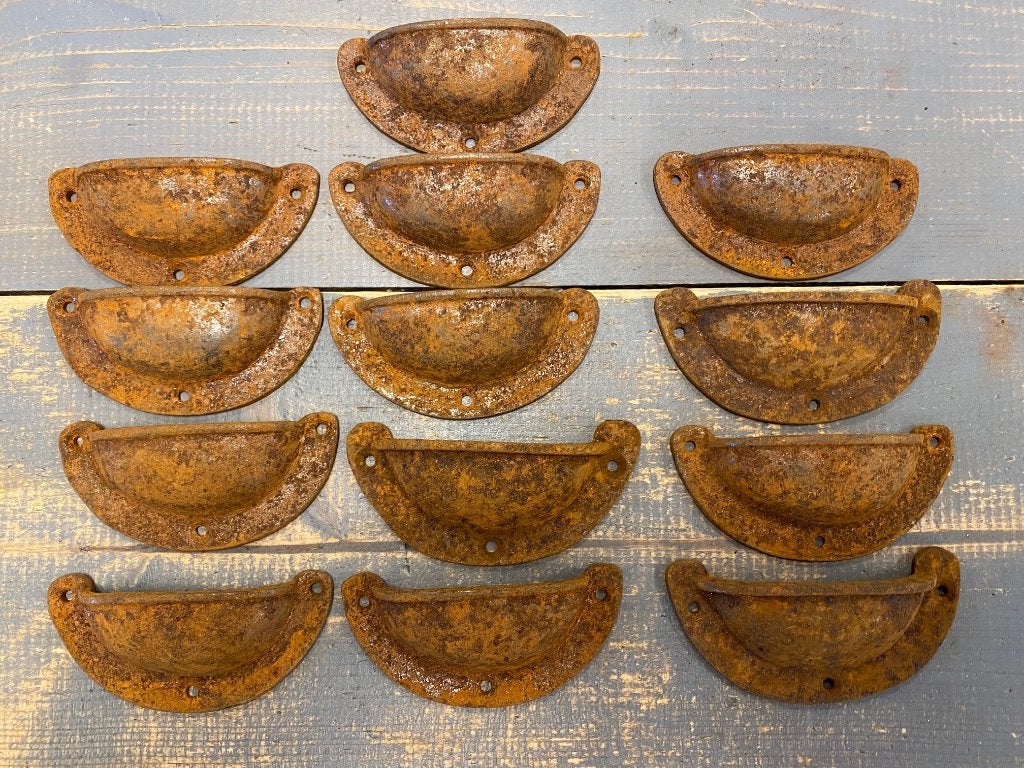 Brocante - Partij handgrepen, knoppen & meubelbeslag!, Ophalen of Verzenden, Gebruikt
