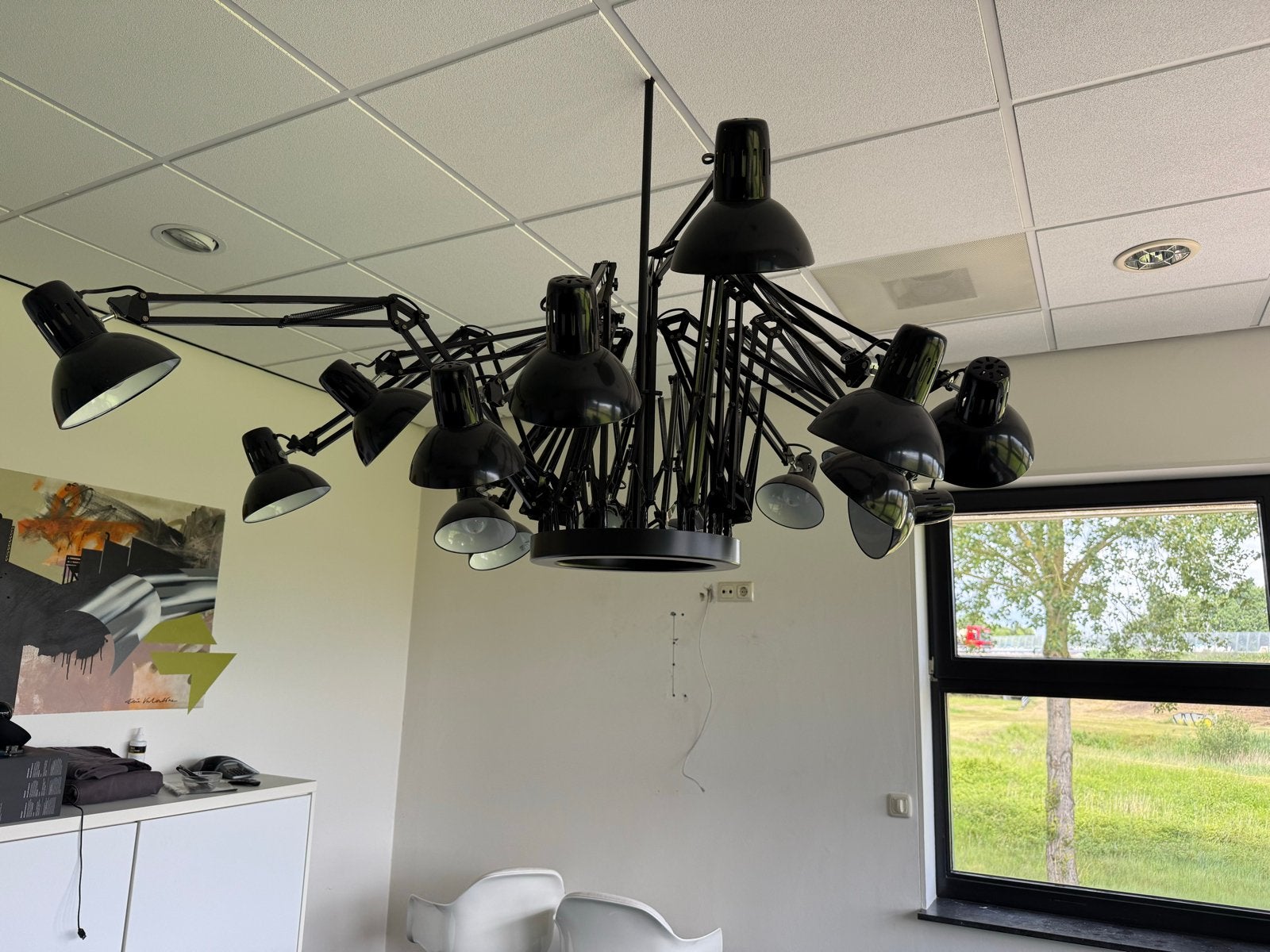 Dear Ingo hanglamp van ontwerper Ron Gilad , Moooi design, Ophalen of Verzenden, Zo goed als nieuw, Metaal, 75 cm of meer