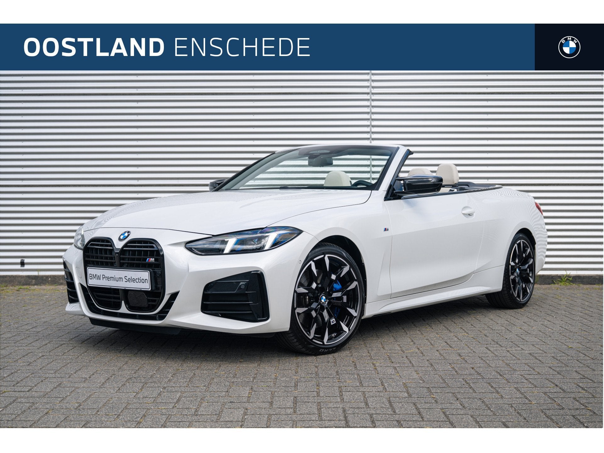 BMW 4 Serie Cabrio M440i xDrive High Executive Automaat / M, Auto's, Automaat, 4-Serie, 4 stoelen, Wit