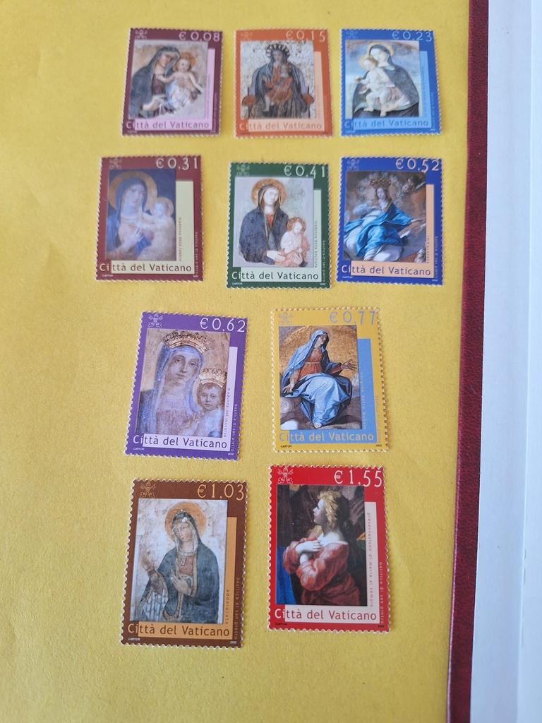 Vaticaanstad: mi. 1394/03. Maria voorstellingen st Pieterdom, Ophalen of Verzenden, Overige landen, Postfris