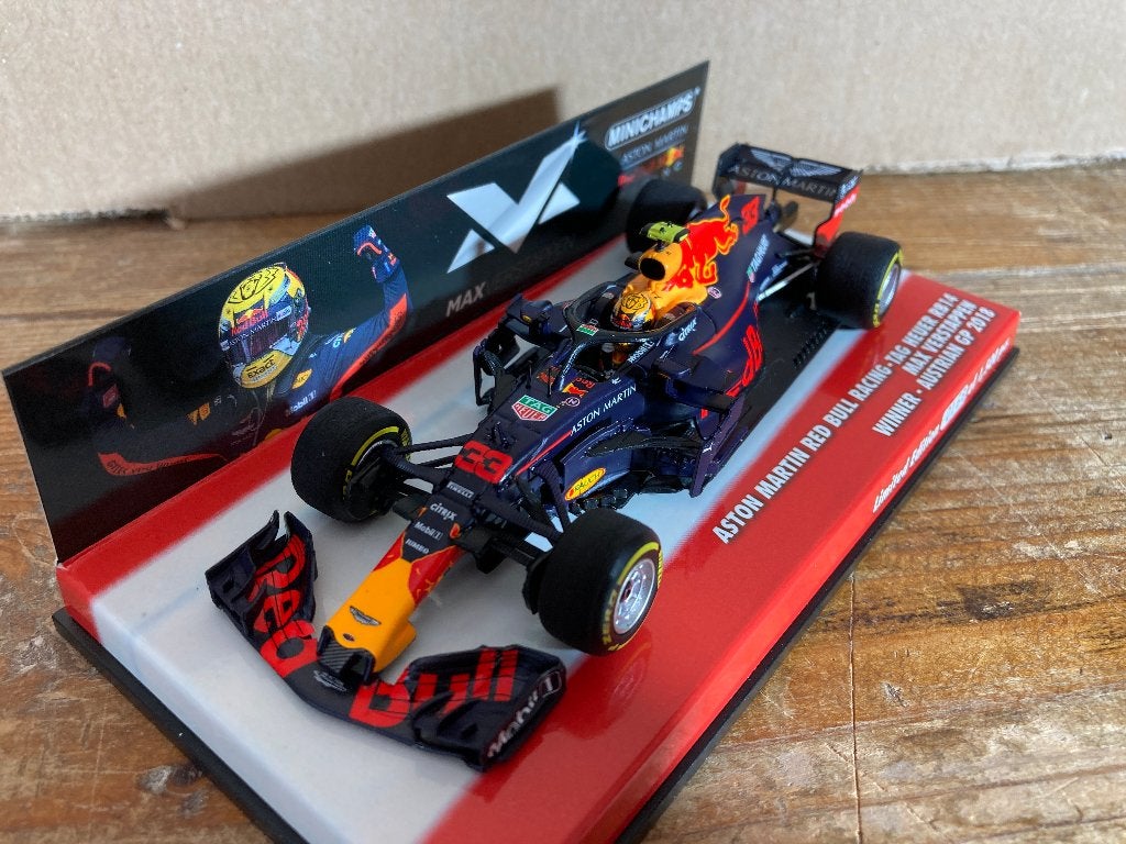 ✅ Max Verstappen 1:43 editie 37 Winner Austrian GP 2018 RB14, Ophalen of Verzenden, Nieuw, Formule 1