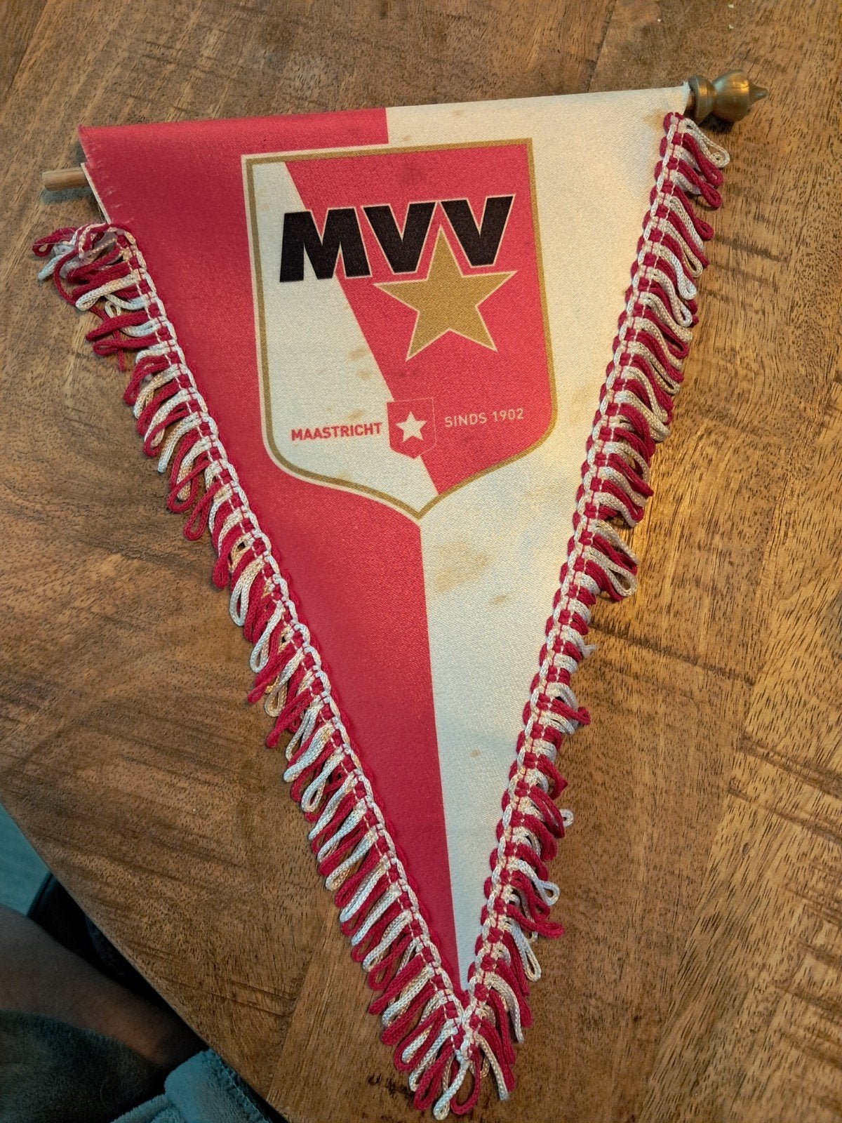 mvv maastricht vaantje, Ophalen of Verzenden, Gebruikt, Vaantje of Sjaal