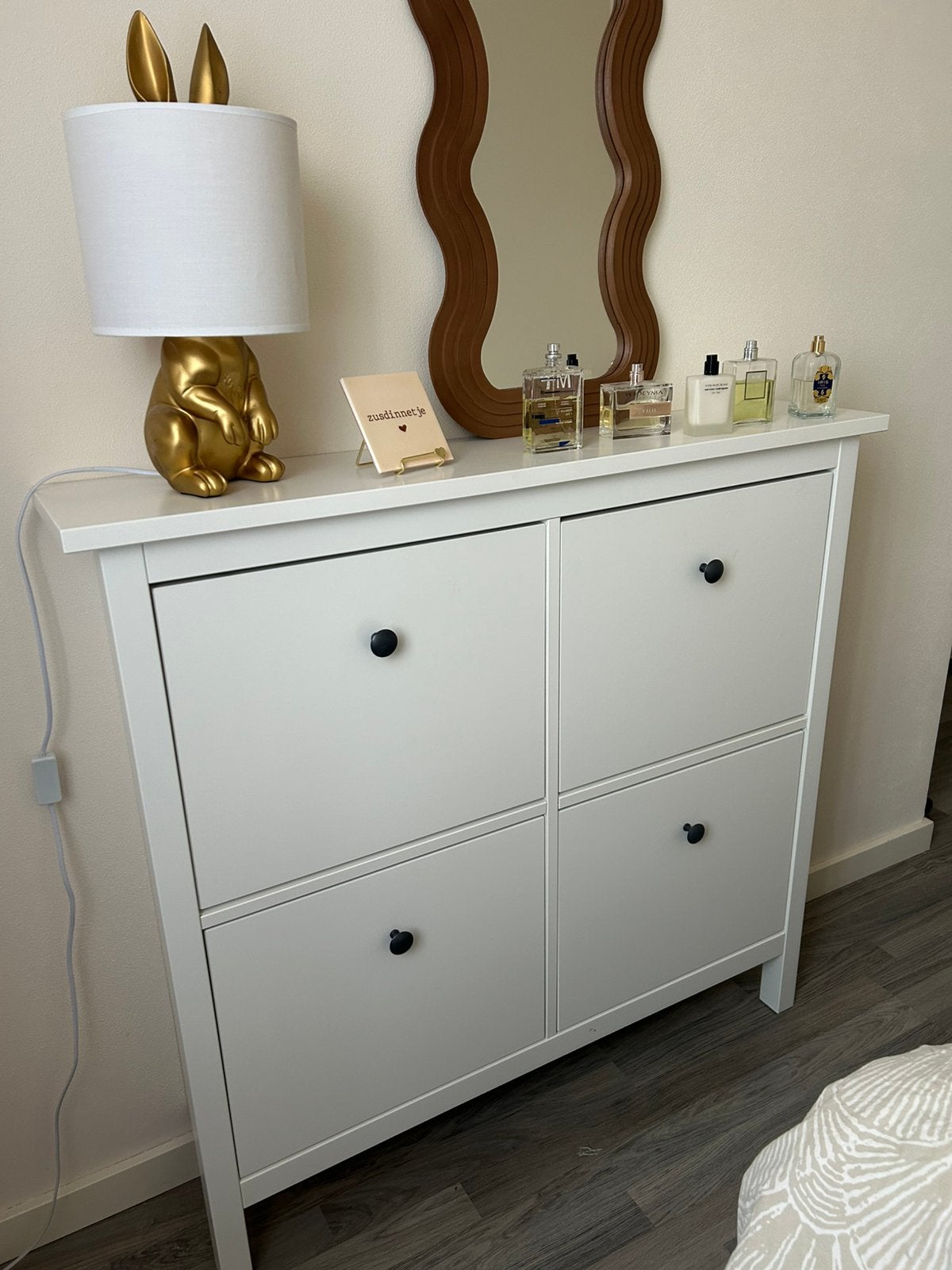 HEMNES schoenenkast – wit – nieuwstaat, Huis en Inrichting, Ophalen, Zo goed als nieuw