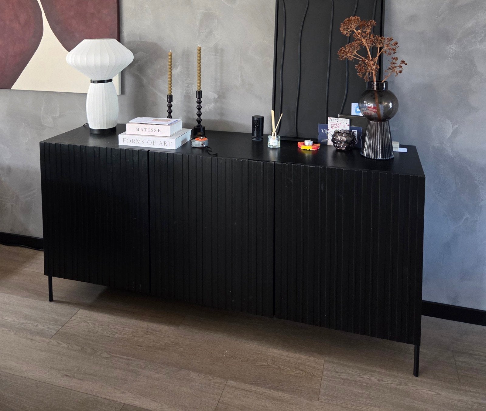 Dressoir van Woood, Ophalen, Met deur(en), 150 tot 200 cm, Zo goed als nieuw