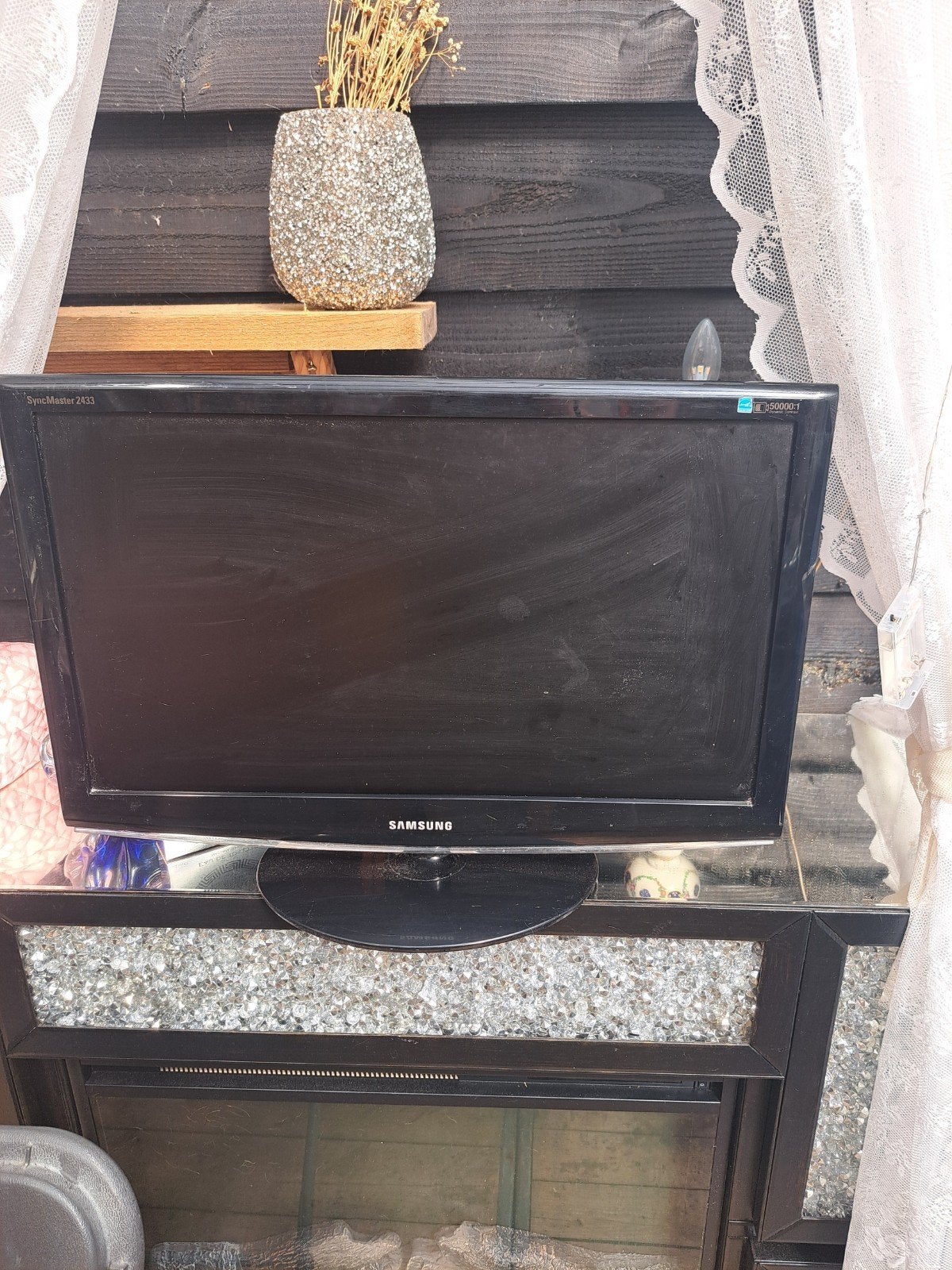Samsung SyncMaster 2433LW. Monitor - Zwart, Gebruikt, Ophalen of Verzenden, Samsung, 60 tot 80 cm