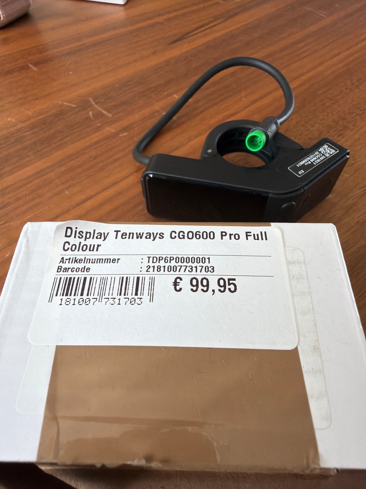Tenways CG0600 Pro Full Colour Display E-bike, Ophalen of Verzenden, Nieuw