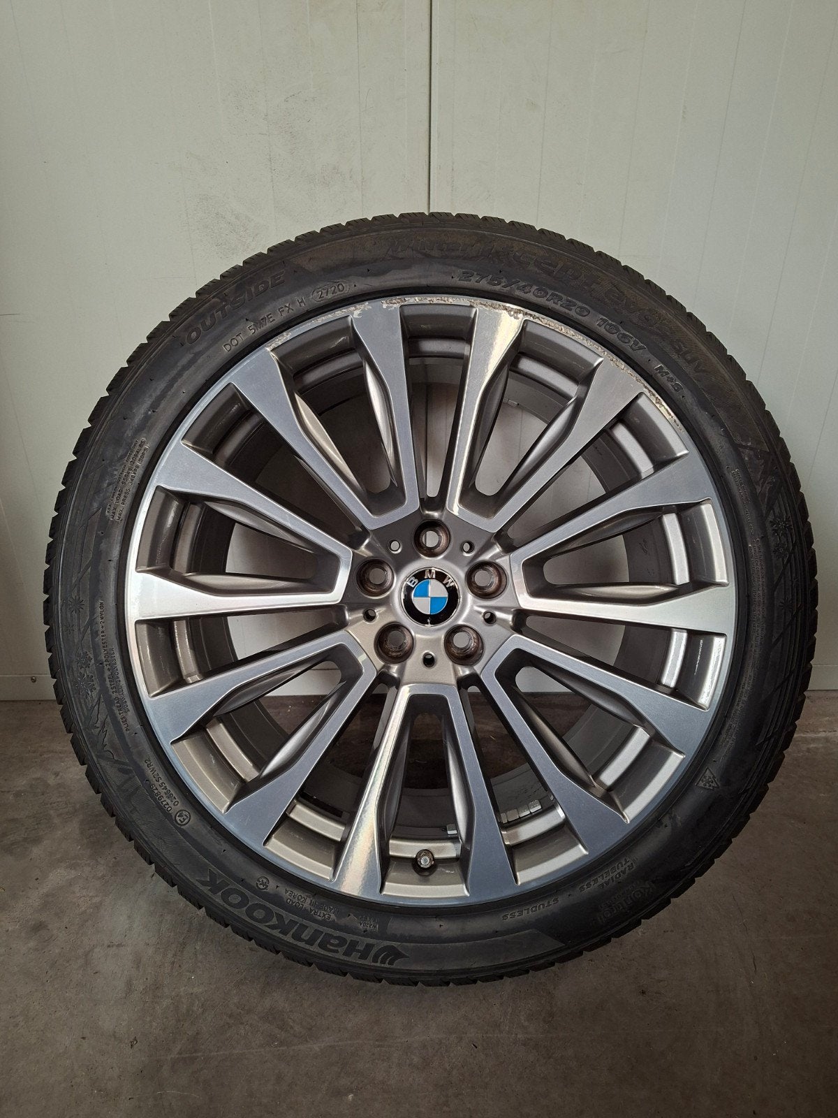 20' BMW X3 G01 X4 G02 Styling 697 met winterbanden 8mm, 245 mm, Banden en Velgen, Personenwagen, 20 inch