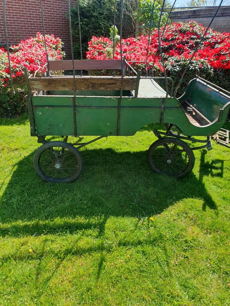 Te koop een  mooie pony kar /koets, Ophalen, Gebruikt