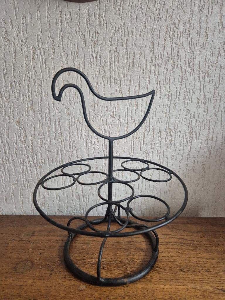 brocante Eierrekje ijzer, Antiek en Kunst, Ophalen of Verzenden