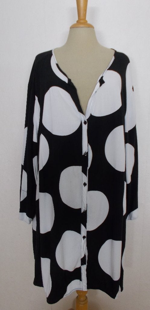 Opvallende leuke bol print tuniek van Doris Streich! XXL, Verzenden, Zo goed als nieuw, Maat 46/48 (XL) of groter, Meerkleurig