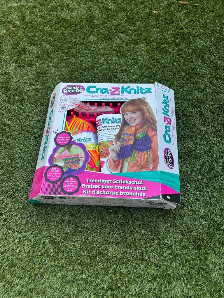 Breiset voor trendy sjaal, Hobby en Vrije tijd, Ophalen of Verzenden, Zo goed als nieuw, Breien, Overige typen