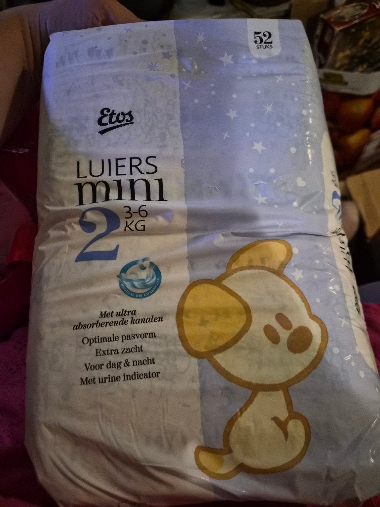 Luiers, Ophalen, Nieuw