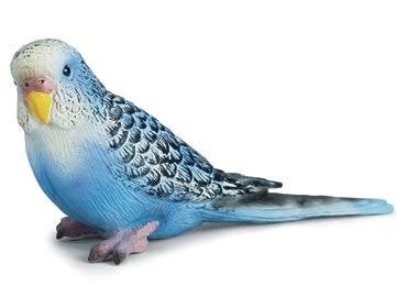 Schleich 14409 parkiet blauw, dierfiguur, Verzamelen, Dierenverzamelingen, Verzenden, Zo goed als nieuw, Vogel, Beeldje of Figuurtje