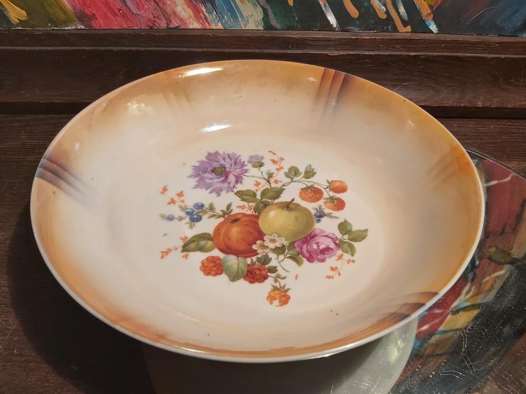 Fruitschaal 23x5.5cm: Rosenthal, porselein, 75 nu 45, Ophalen of Verzenden
