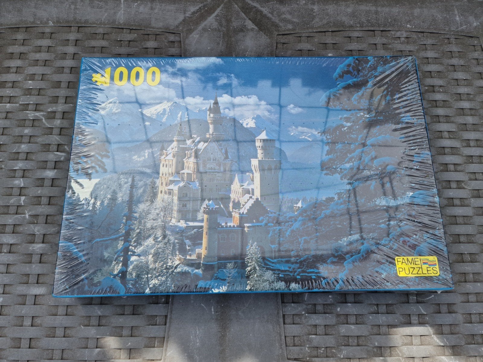 Fame Puzzles Legpuzzel Neuschwanstein Kasteel 1000 stukjes, Ophalen, 500 t/m 1500 stukjes, Nieuw, Legpuzzel