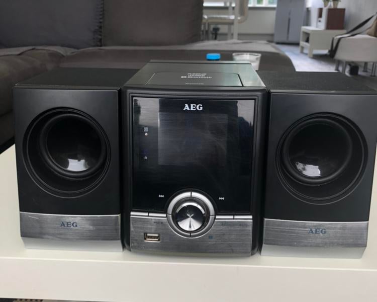 Mini Muziek Set   AEG Met Bluetooth, Overige typen, Zo goed als nieuw, Minder dan 60 watt, Ophalen