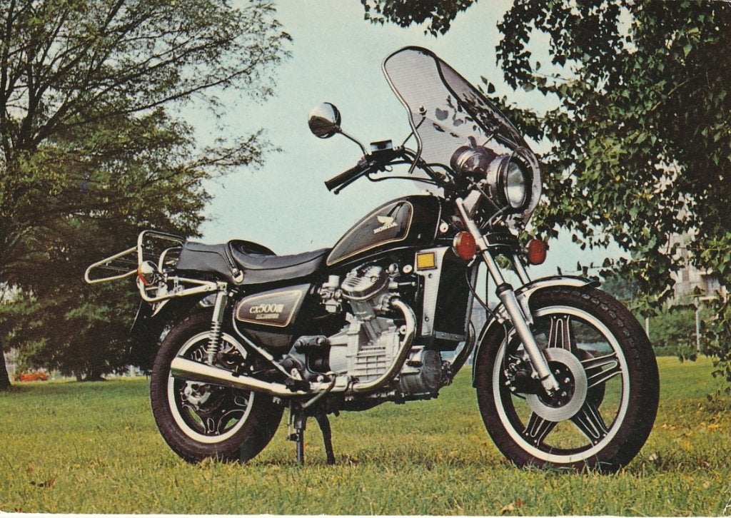 Ansichtkaart Kaart  Motor Honda CX 500 gelopen 1983, Ophalen of Verzenden, 1980 tot heden, Gelopen, Voertuig