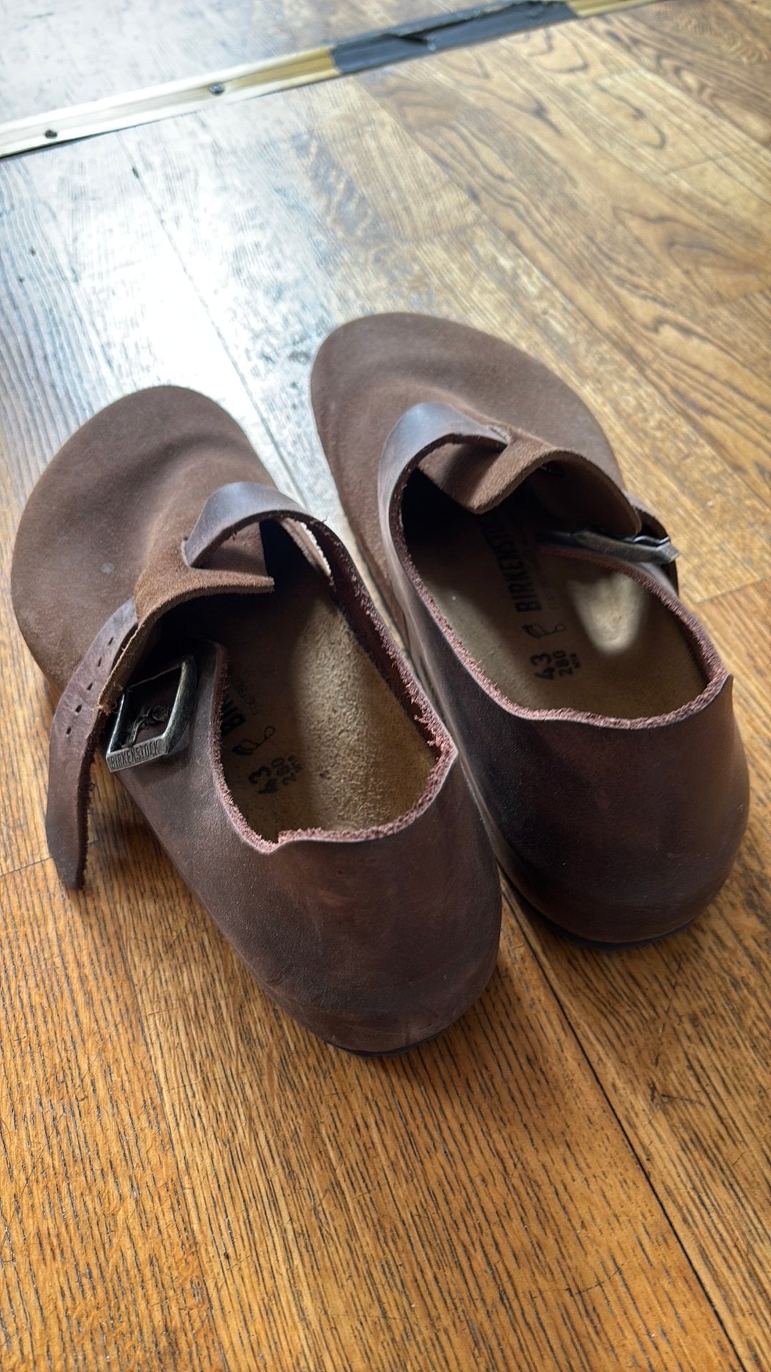 Birkenstock London maat 43, Bruin, Verzenden, Gespschoenen, Zo goed als nieuw