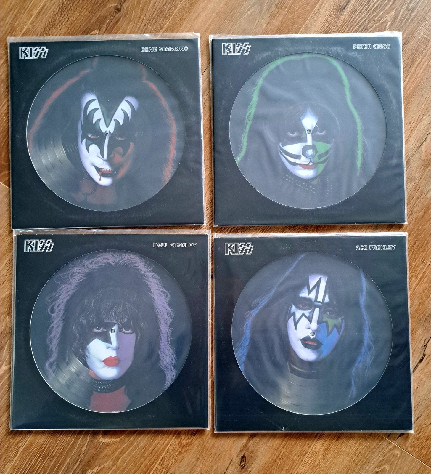 KISS Solo Albums Picture Discs (4 LP's) - Nieuw, LP, Hard Rock, Ophalen of Verzenden, Geseald