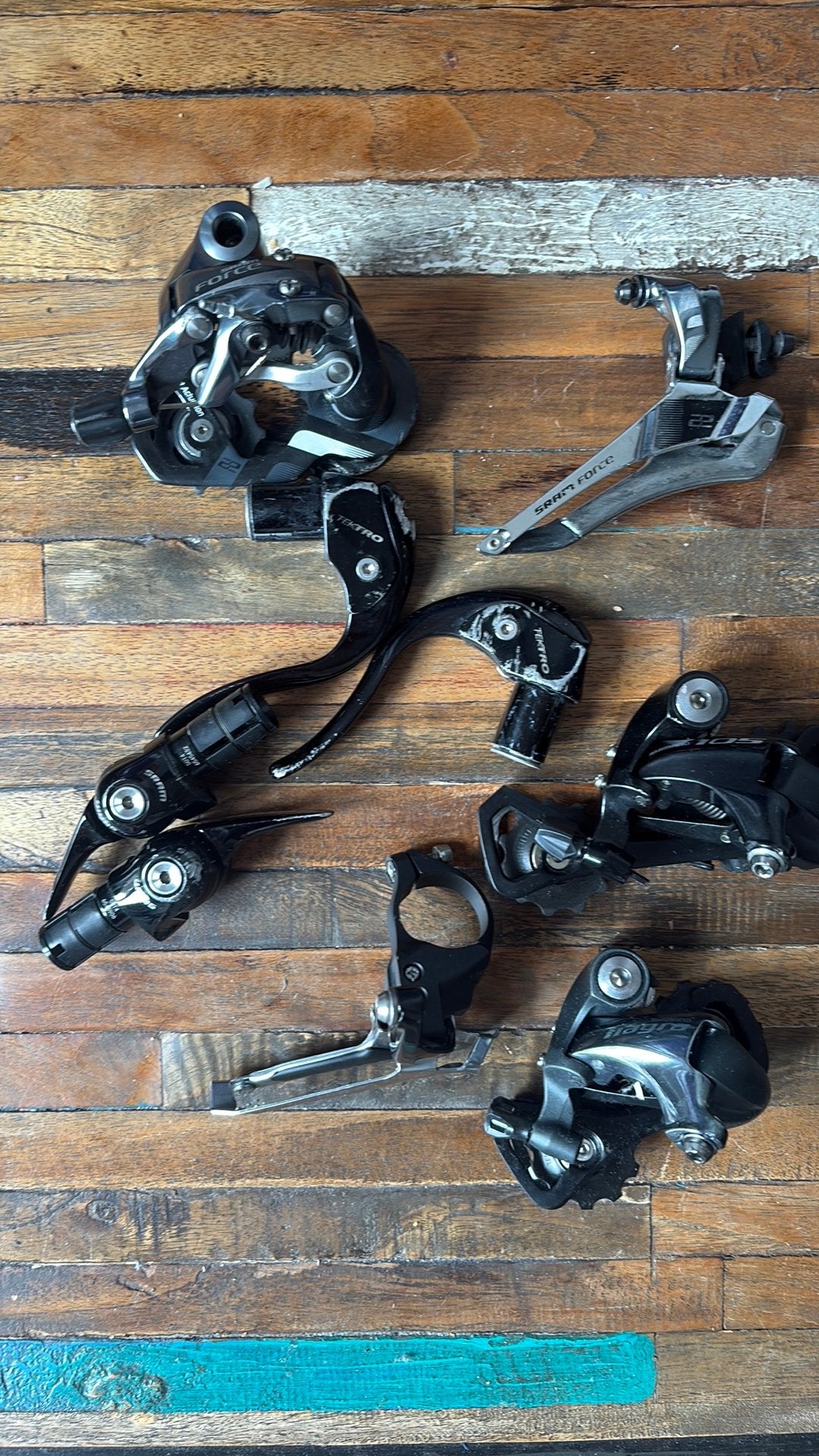 Mix Shimano & Sram derailleurs, shifters, Ophalen of Verzenden, Gebruikt