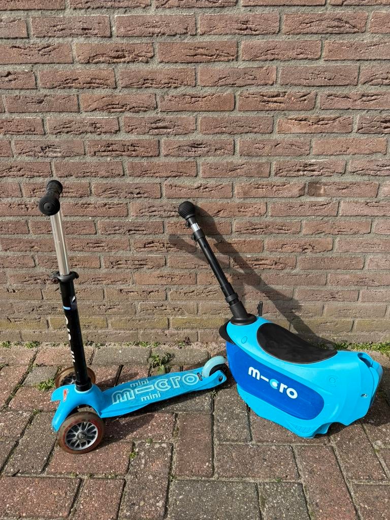 Micro step met zitje, Fietsen en Brommers, Ophalen of Verzenden, Zo goed als nieuw, Gewone step