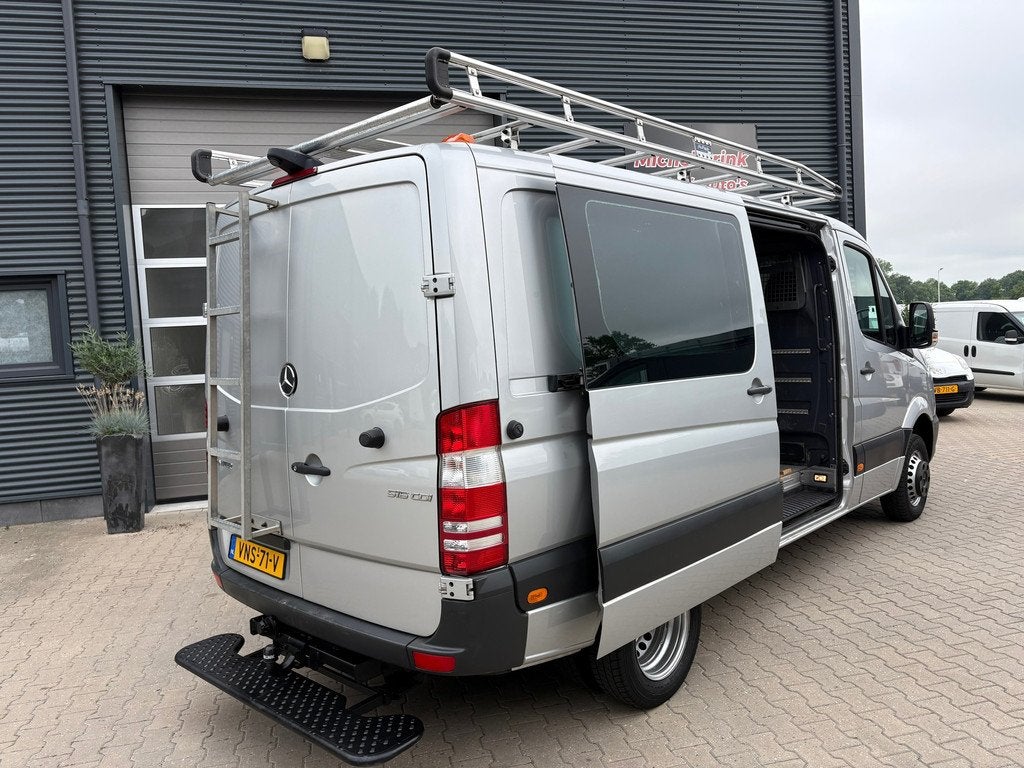 Mercedes-Benz Sprinter 416 163Pk Airco Navi Dubbel Lucht, Auto's, Euro 5, Gebruikt, Zwart, 4 cilinders